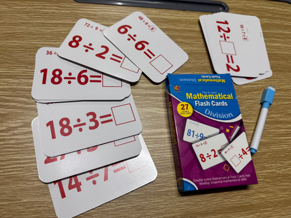 Maths Flash Cards – Division Practice Set [51104-13]