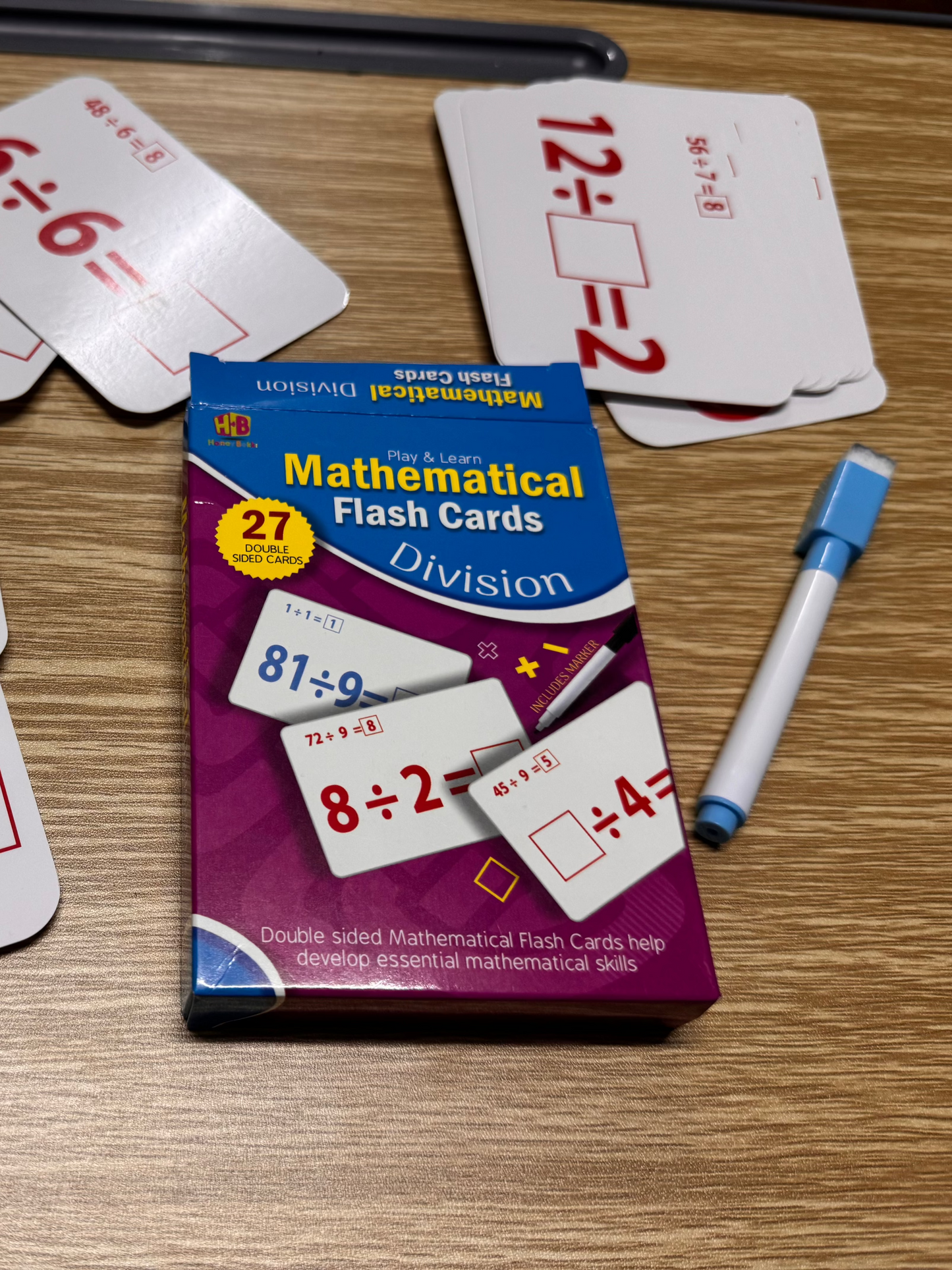 Maths Flash Cards – Division Practice Set [51104-13]