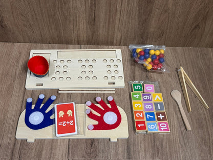 Arithmetic Decomposition Clip Beads (Maths, Counting) [6506-13]