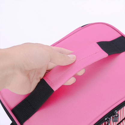 Lunch Bag - Stripy Double-Layer Insulated (51105-4)