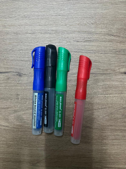 Calligraphy Marker Set – Smooth Ink | Red, Blue, Black & Green