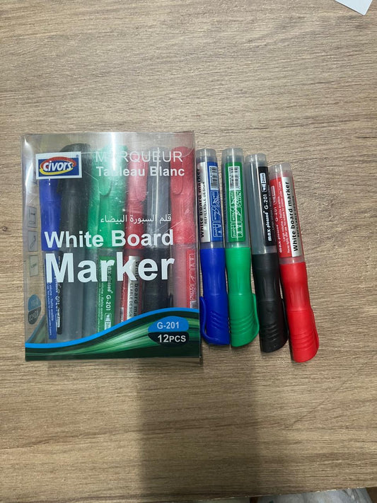 Calligraphy Marker Set – Smooth Ink | Red, Blue, Black & Green [51102-12]