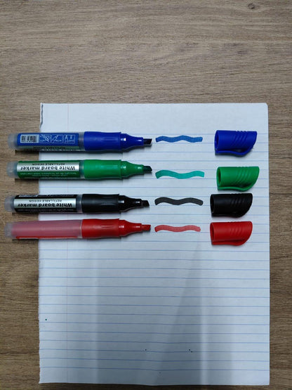 Calligraphy Marker Set – Smooth Ink | Red, Blue, Black & Green