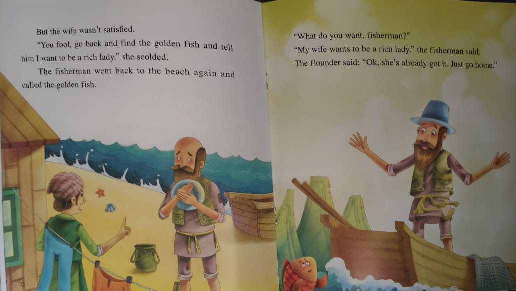 Story Book [English] - The Fisherman and His Wife [51107-8]