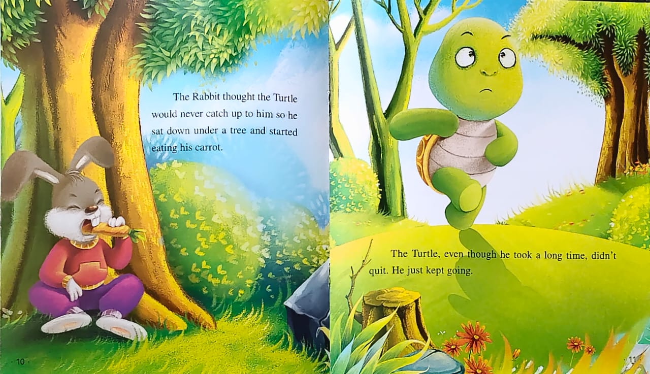 Story Book [English] - The Rabbit and the Turtle [51107-8]
