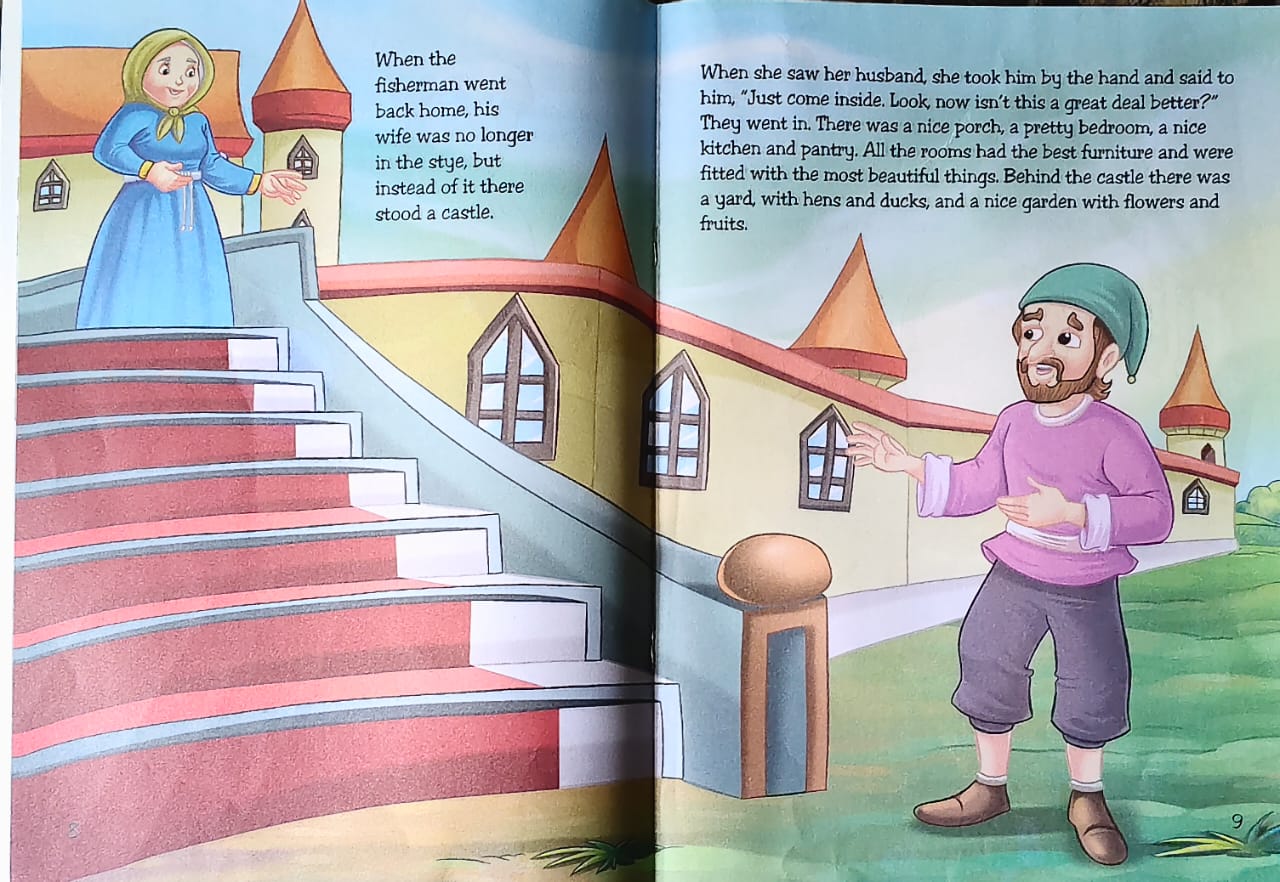 Story Book [English] – The Fisherman and His Wife (Fairy Tales Wonderland) [51107-20]