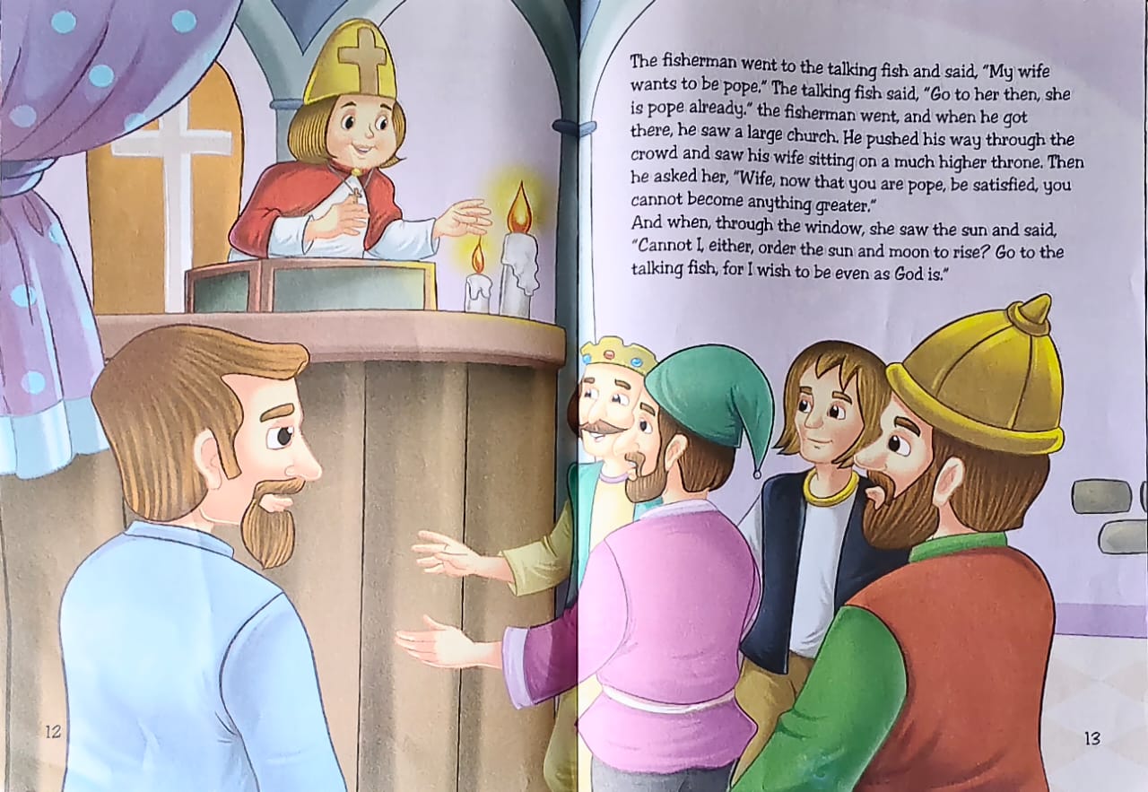 Story Book [English] – The Fisherman and His Wife (Fairy Tales Wonderland) [51107-20]