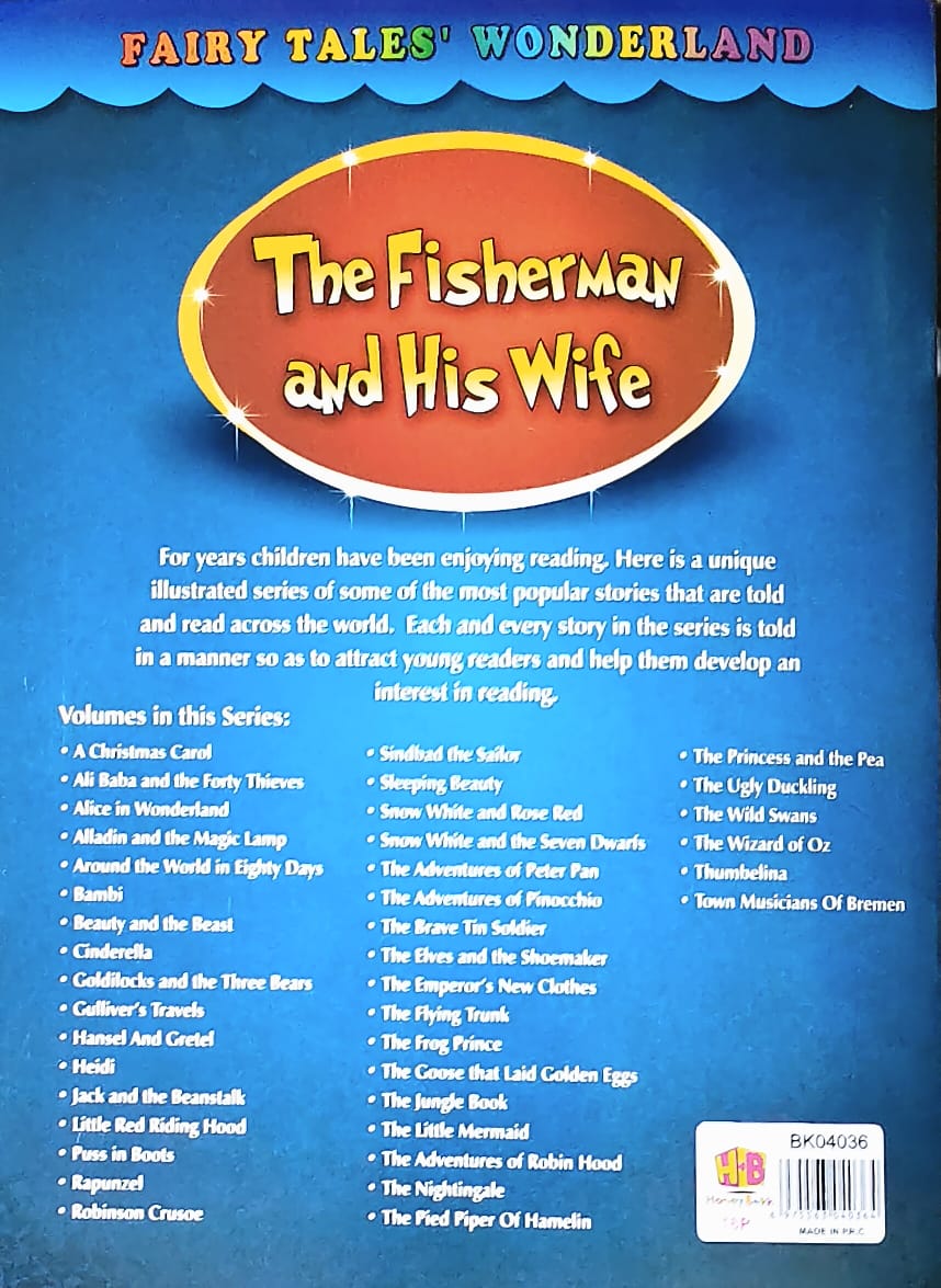 Story Book [English] – The Fisherman and His Wife (Fairy Tales Wonderland) [51107-20]