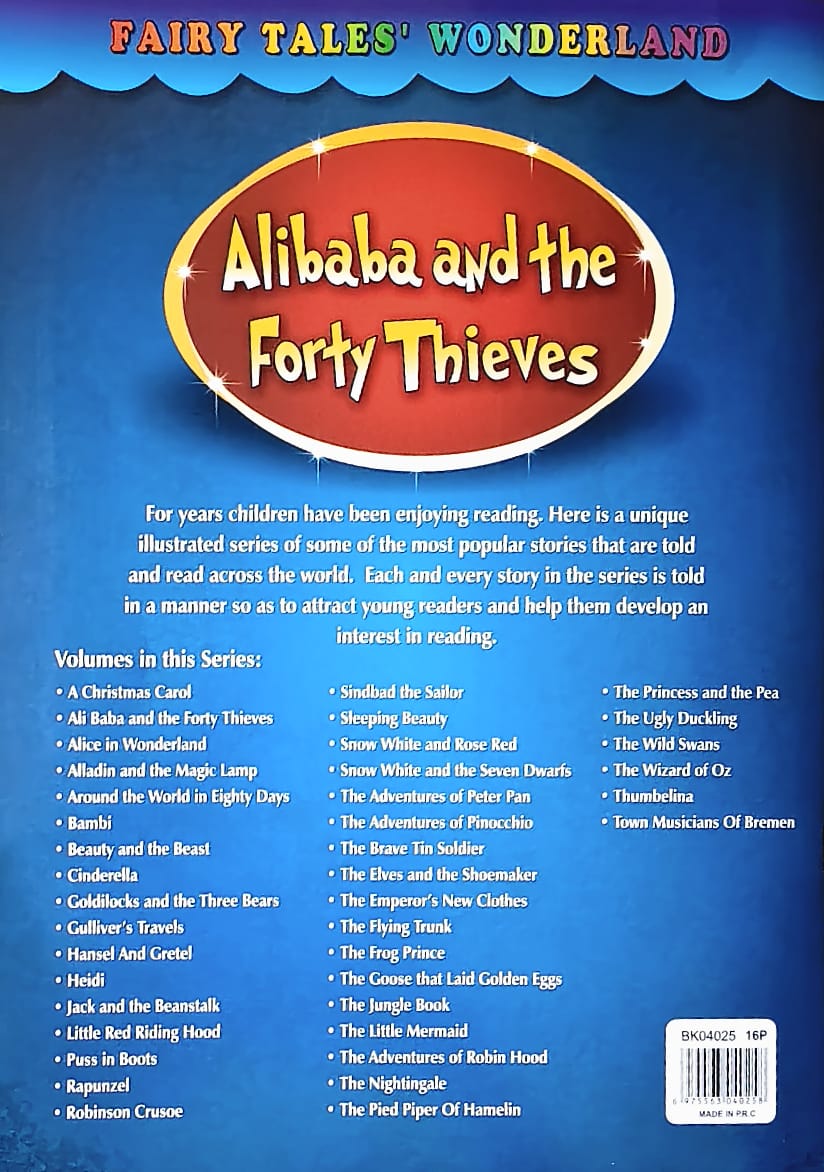 Story Book [English] – Alibaba and the Forty Thieves (Fairy Tales Wonderland) [51107-20]