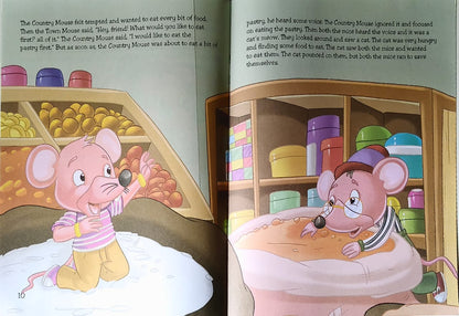 Story Book [English] – The Country Mouse and the Town Mouse (Fairy Tales Wonderland) [51107-20]