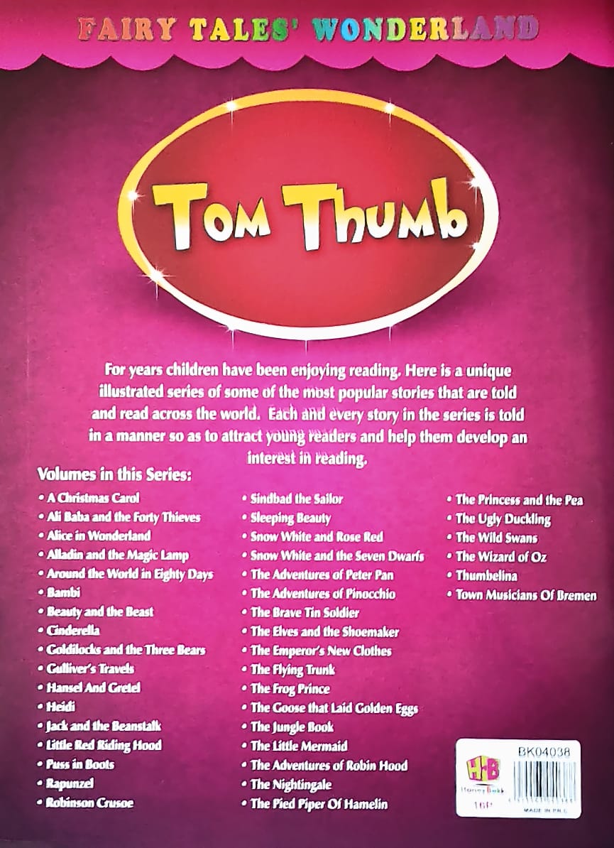 Story Book [English] – Tom Thumb (Fairy Tales Wonderland) [51107-20]