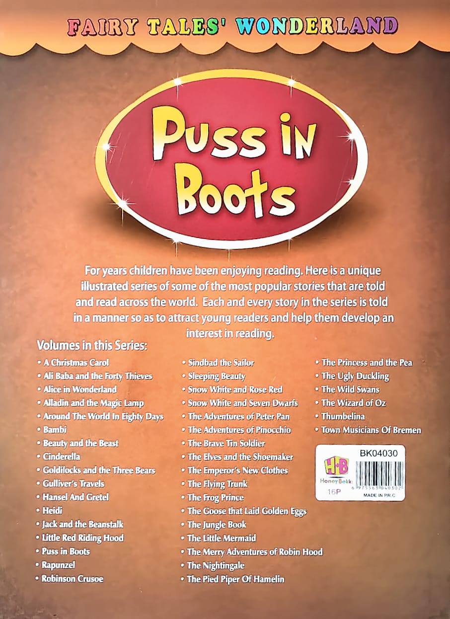 Story Book [English] – Puss in Boots (Fairy Tales Wonderland) [51107-20]