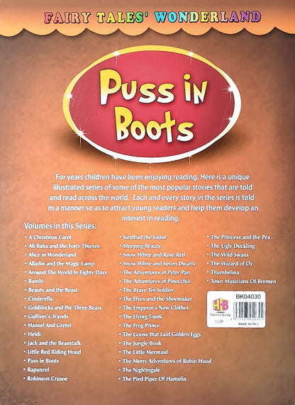 Story Book [English] – Puss in Boots (Fairy Tales Wonderland) [51107-20]