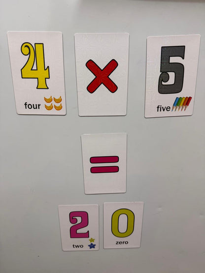 Magnetic Cards - Numbers (Rectangular) (26 Pcs) [51103-9]