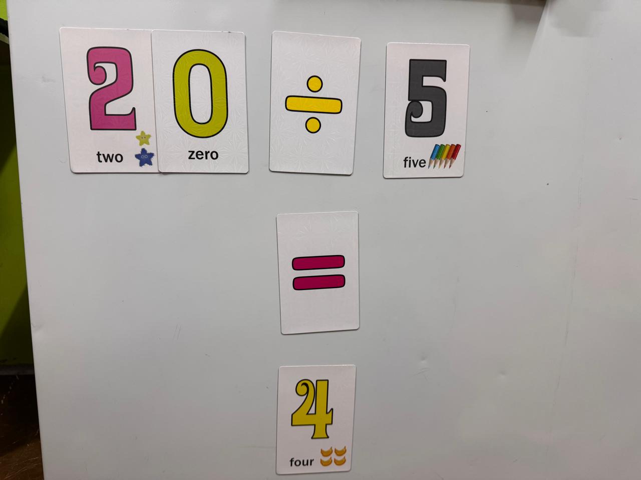 Magnetic Cards - Numbers (Rectangular) (26 Pcs) [51103-9]