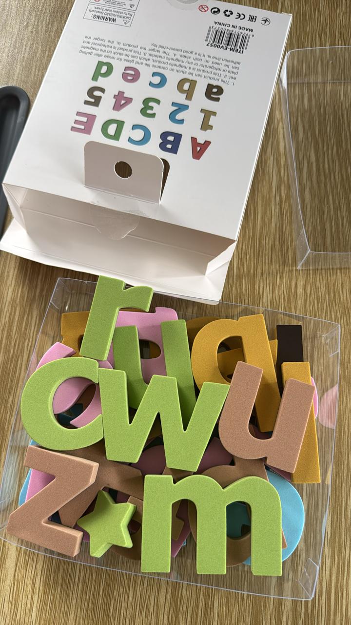 Magnetic Alphabet Letters Set – Colourful ABC Learning for Kids [51103-16]