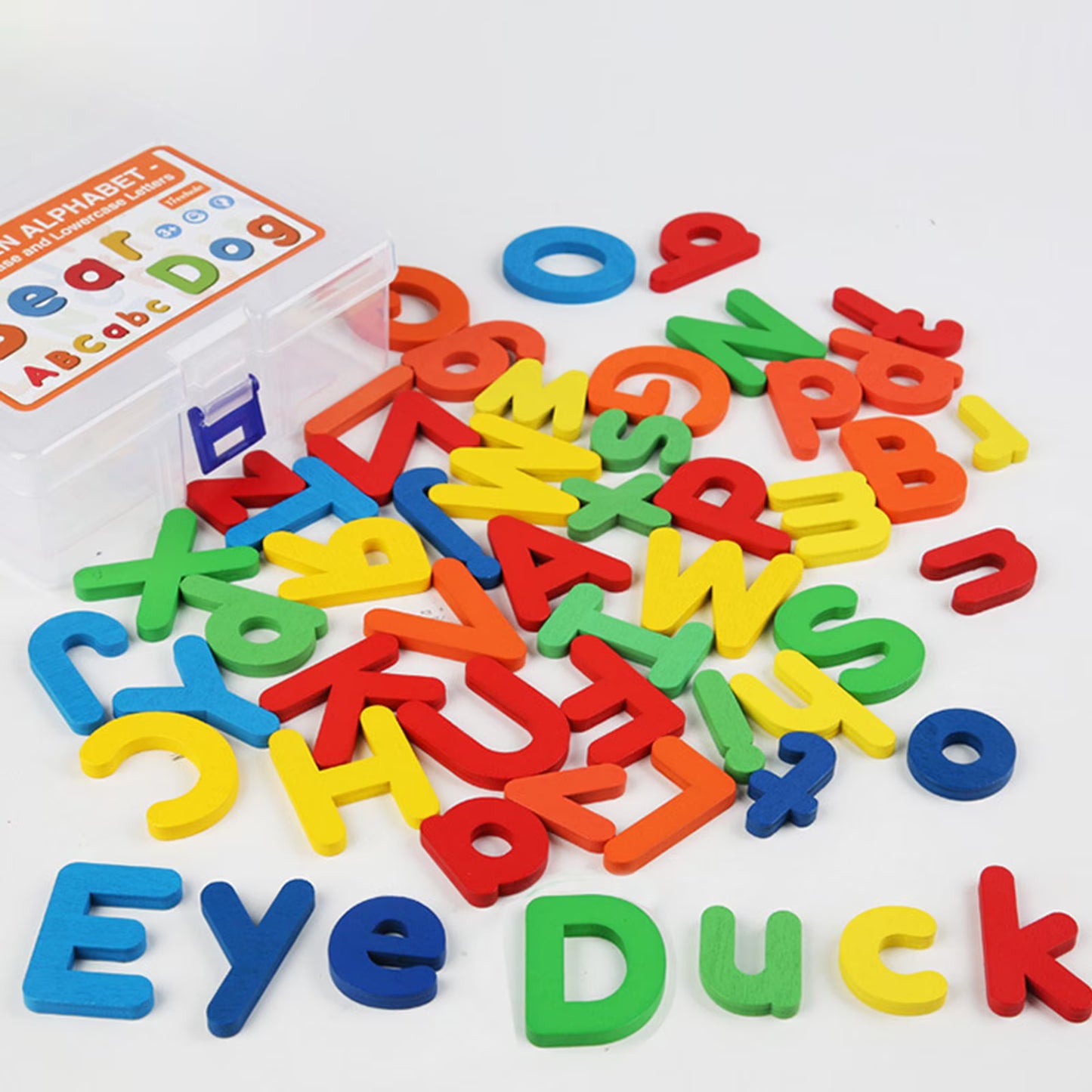 Wooden Magnetic Alphabet Letters Set – Uppercase & Lowercase [6506-6]