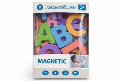 Magnetic Alphabet Letters Set – Colourful ABC Learning for Kids [51103-16]