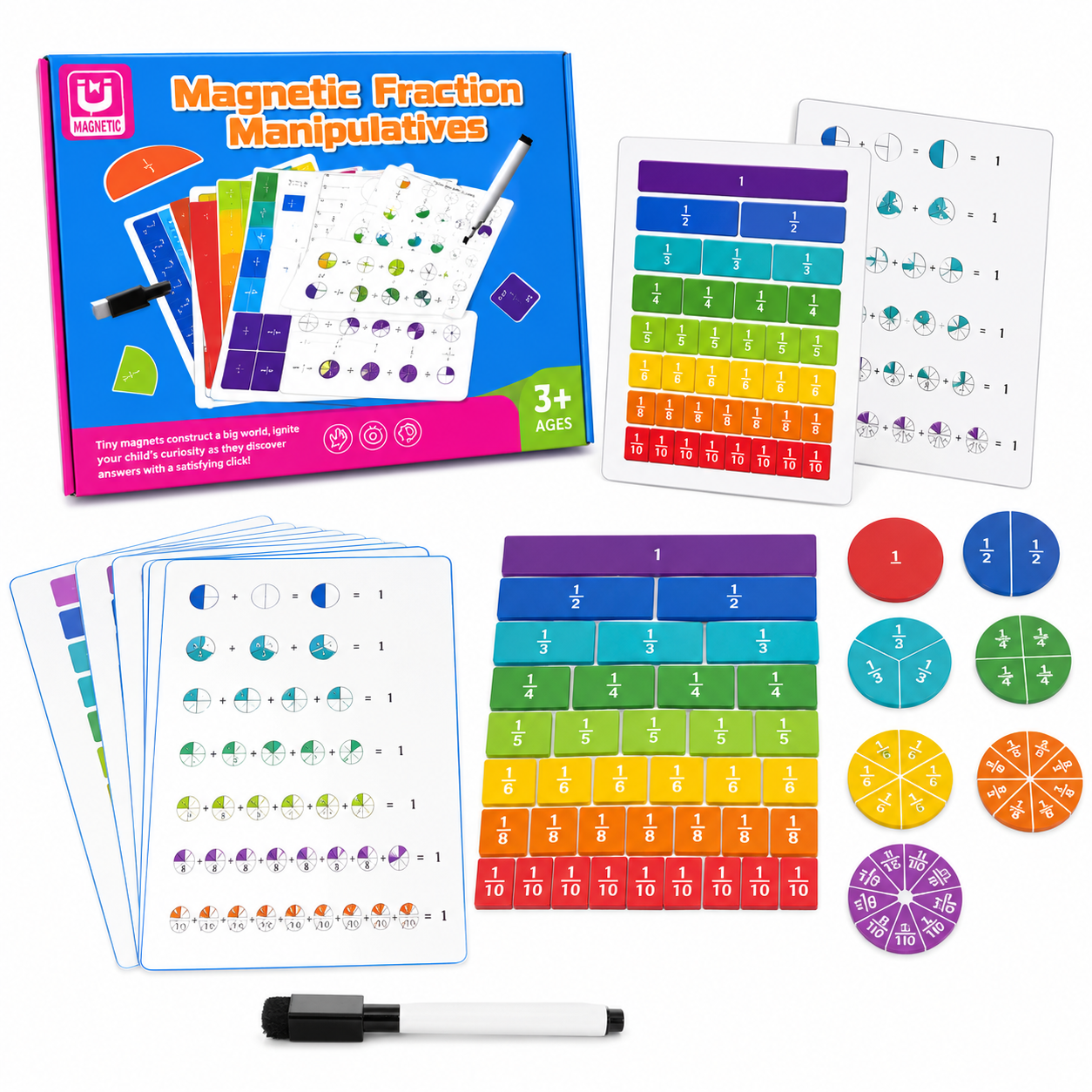 Magnetic Fraction Manipulatives Set [6506-11]