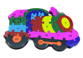 Double-Sided Wooden Puzzle Set – Numbers (1–26) & Alphabet (A–Z) [51106-5]