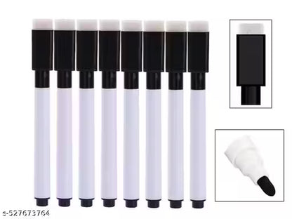 Dry Erase Whiteboard Pen Markers – Black (Pack of 8) [51103-31]