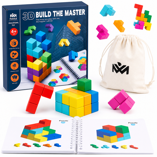 3D Build the Master Puzzle Game [6506-3]